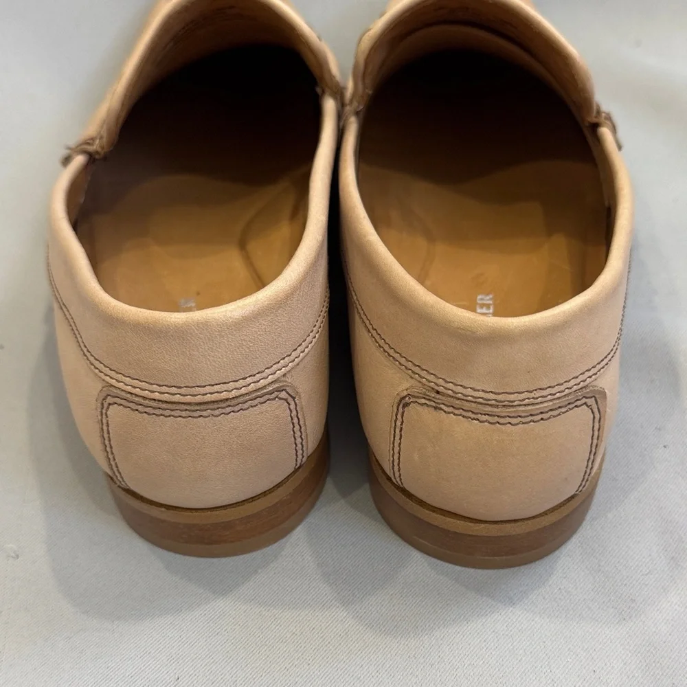 Donald J. Pliner Tan Woven Leather Slip-On Loafers 10 but wear like a 10.5 - 11